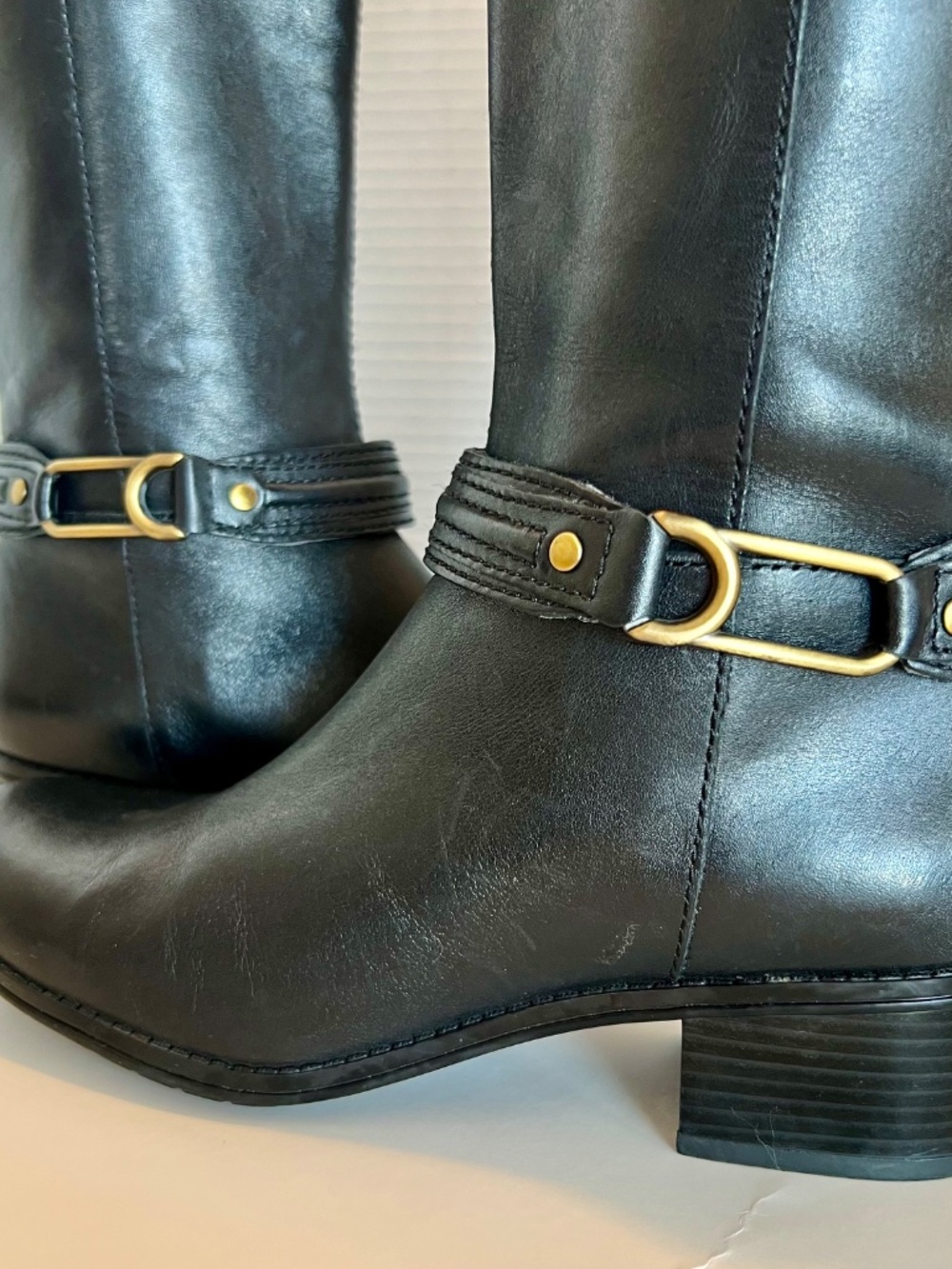 BANDOLINO Leather Coloradee Riding Boot 7.5 - Picture 3 of 15